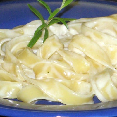 Fettuccine s gorgonzolou