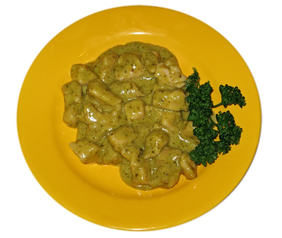 Kurča s pesto omáčkou