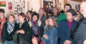 Vernisáž výstavy umeleckého tábora Letavy 2008