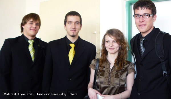 Maturanti Gymnázia I. Kraska v Rimavskej Sobote