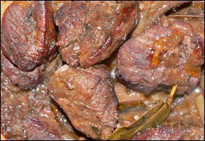 Casserole z klokanieho mäsa