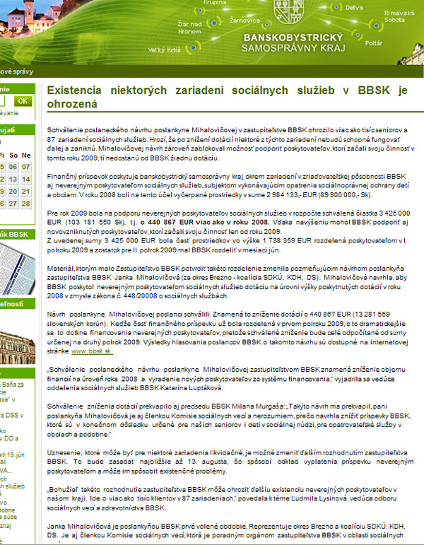 tlačová správa BBSK