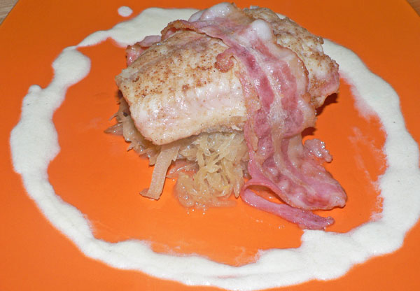 Sumec s rizlingovou omáčkou