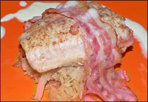 Sumec s rizlingovou omáčkou