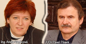 Aneta Vargicová a Pavel Piliarik