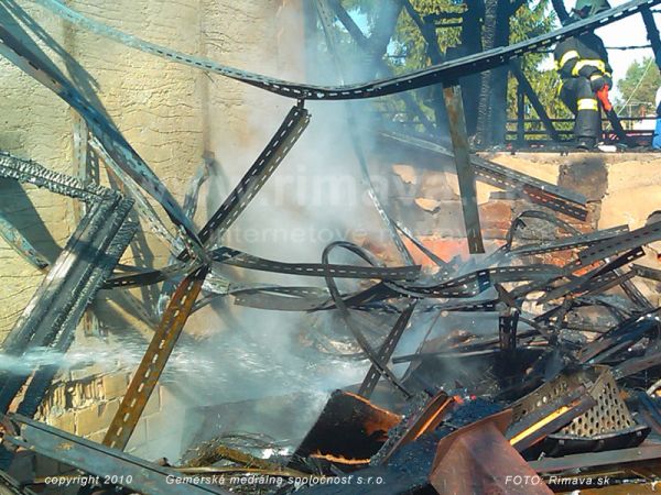 Ranný požiar v Ožďanoch