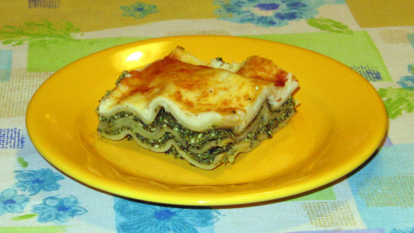 Lasagne so špenátom a talianskymi syrmi
