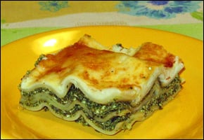 Lasagne so špenátom a talianskymi syrmi