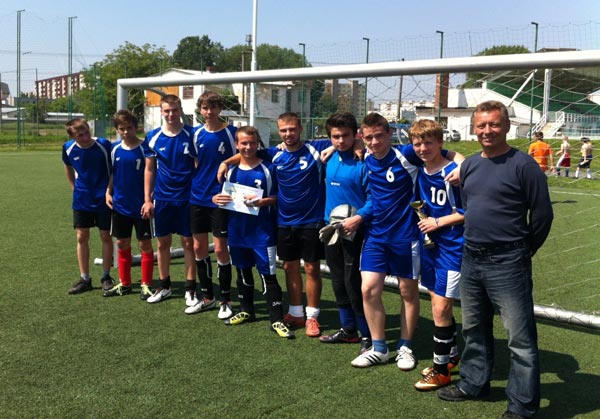 futbalisti Gymnázia Ivana Kraska v Rimavskej Sobote