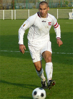 Branislav Mráz ako krajný obranca MFK 2008