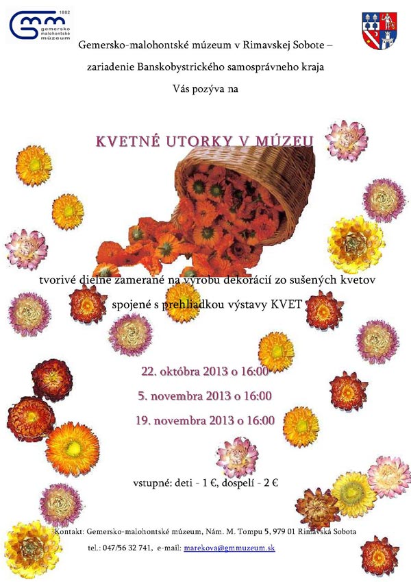 tvorivé dielne GMM Rimavská Sobota