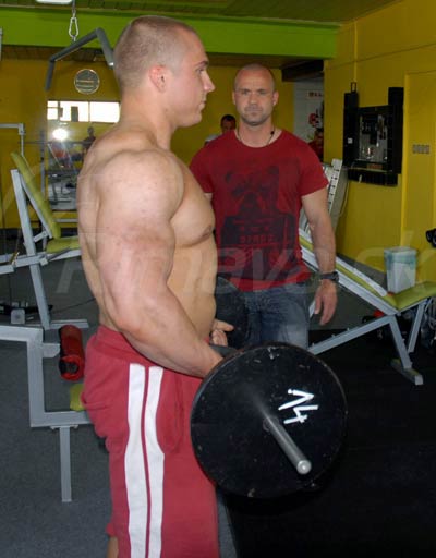 Róbert Čapucha a jeho tréner Drahoslav Vanek