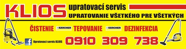 upratovací servis KLIOS