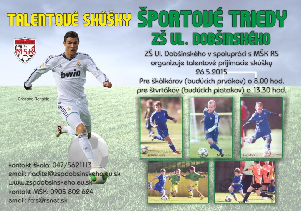 Sportove triedy talentove s 2015