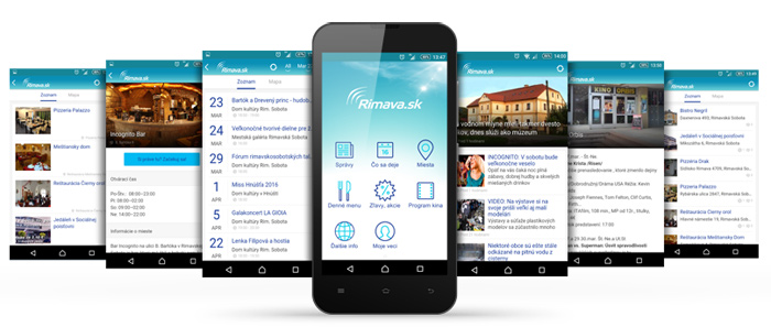 Mobilná aplikácia Rimava.sk