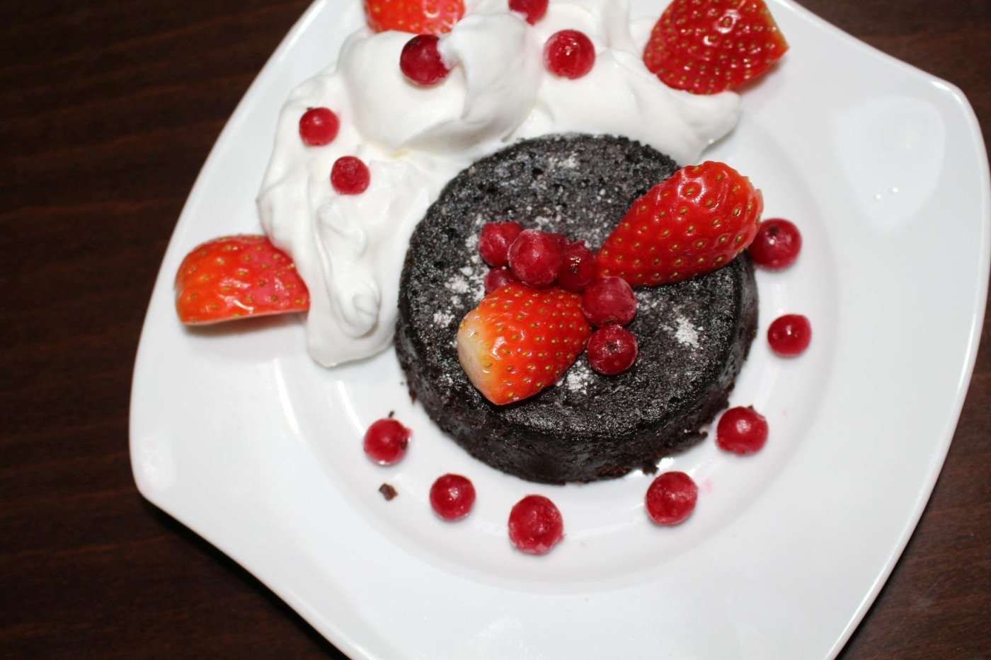 Čokoládový lávový dezert – Chocolate lava cake 