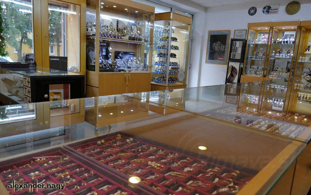 Klenotník a hodinár Alexander Nagy Rimavská Sobota