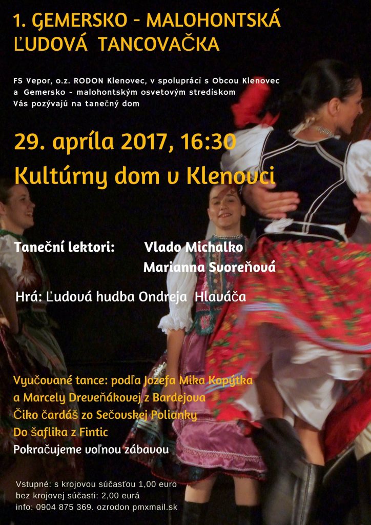1. Gemersko - malohontská folklórna tancovačka-1