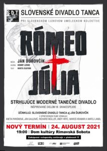 Rómeo + Júlia @ Mestské kultúrne stredisko Rimavská Sobota