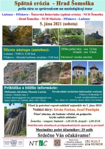 Vedená pešia túra Spätná erózia - Hrad Šomoška @ OZ Phoenix Lutetia