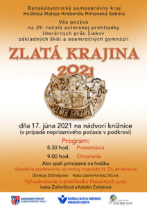 Zlatá krajina @ Knižnica Mateja Hrebendu