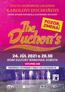 The Duchonˋs @ Mestské kultúrne stredisko Rimavská Sobota