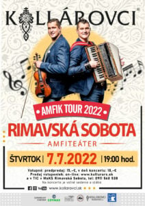 KOLLÁROVCI- AMFIK TOUR 2022 @ Mestské kultúrne stredisko Rimavská Sobota