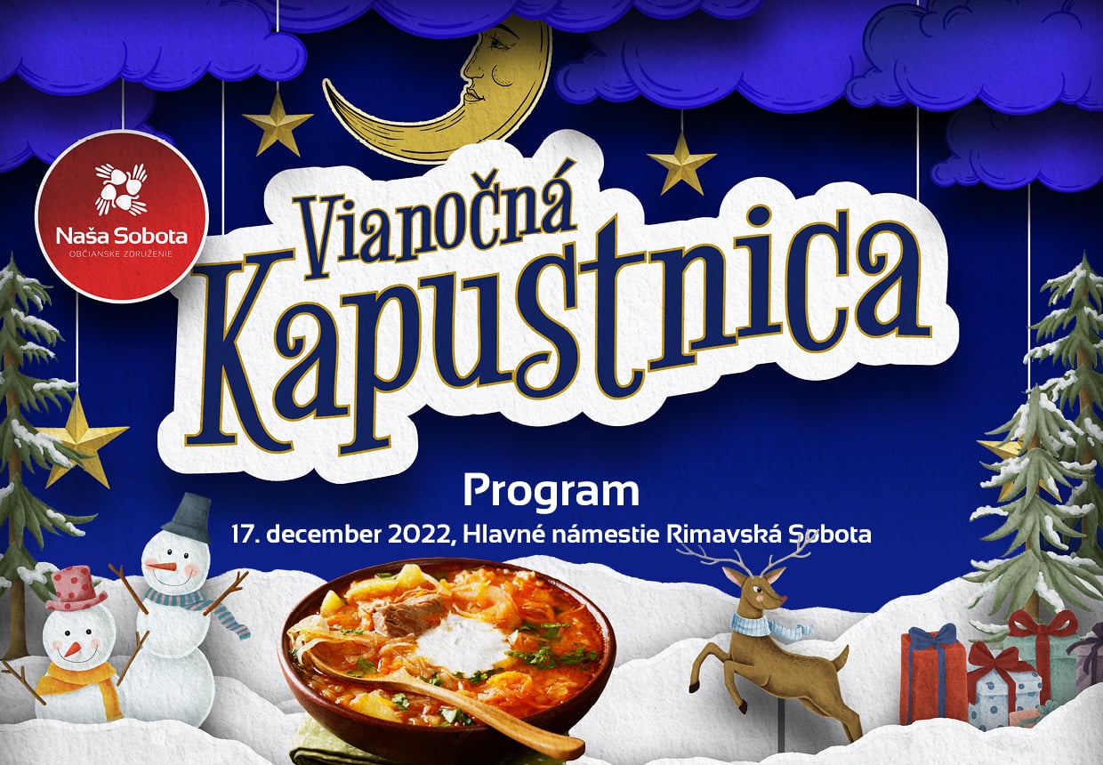 Rumava Rimavská Sobota bude variť vianočnú kapustnicu už siedmykrát, deň ...