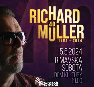 40 rokov s Richardom Müllerom! @ Divadelná sála Domu kultúry v Rimavskej Sobote