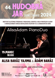 AlisAdam PianoDuo @ divadelná sála Domu kultúry Rimavská Sobota