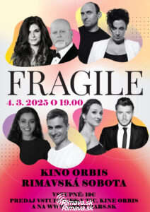 FRAGILE koncert @ Kino Orbis Rimavská Sobota
