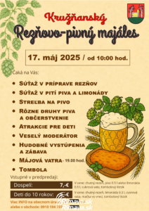 Kružňanský rezňovo-pivný majáles @ Centrum obce