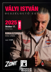 Vályi István – beszélgető est @ Kino Orbis Rimavská Sobota