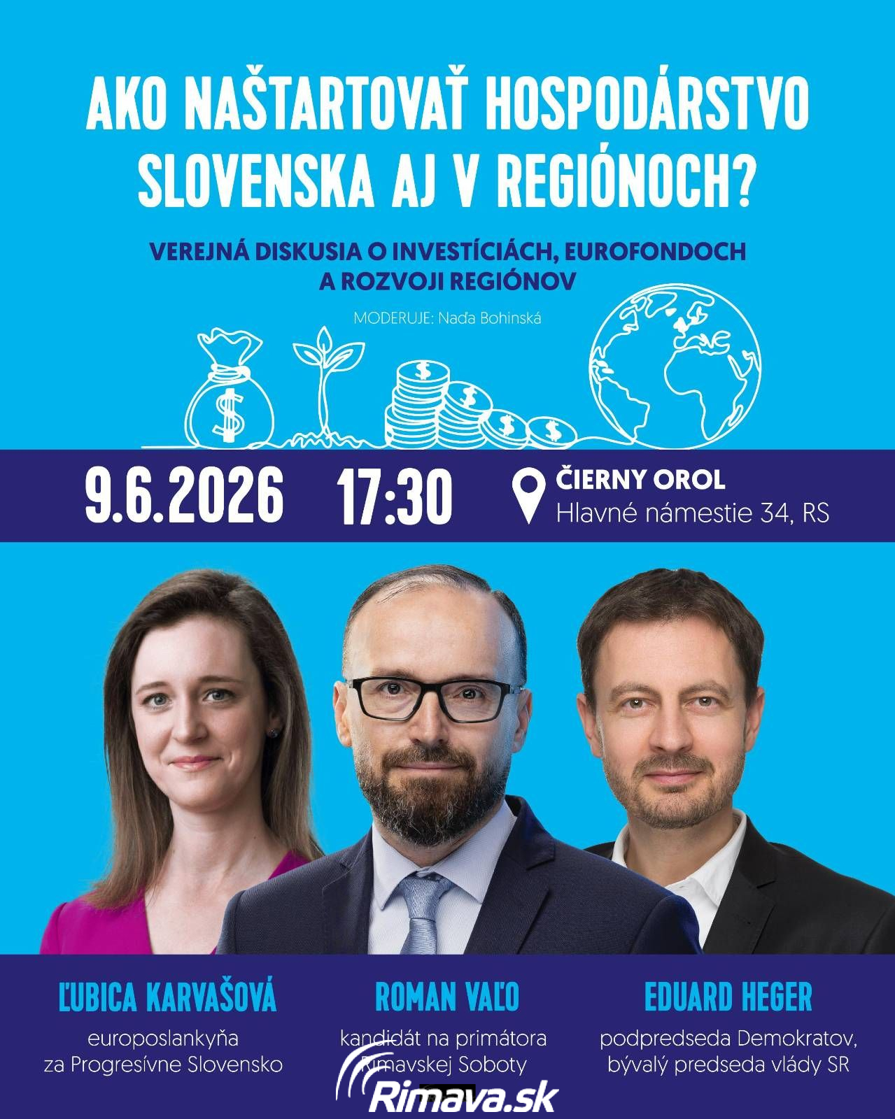 Ako naštartovať hospodárstvo Slovenska aj v regiónoch? @ Reštaurácia Čierny orol,