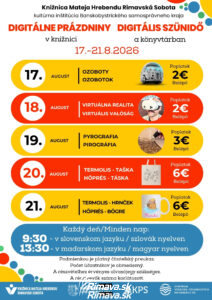 Digitálne prázdniny @ Knižnica Mateja Hrebendu,