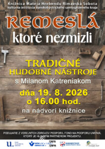 Tradičné hudobné nástroje @ Knižnica Mateja Hrebendu