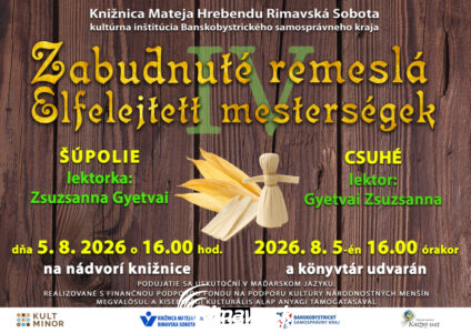 Šupolie / Csuhé @ Knižnica Mateja Hrebendu