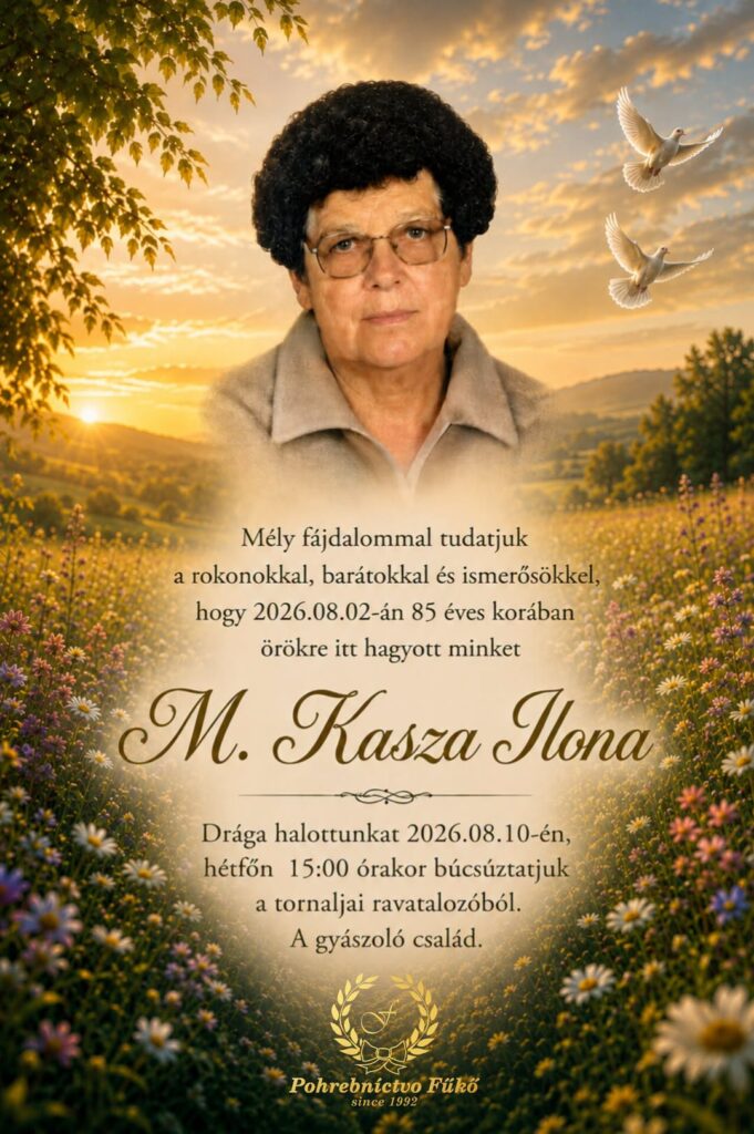 Parte - M. Kasza Ilona, Tornaľa