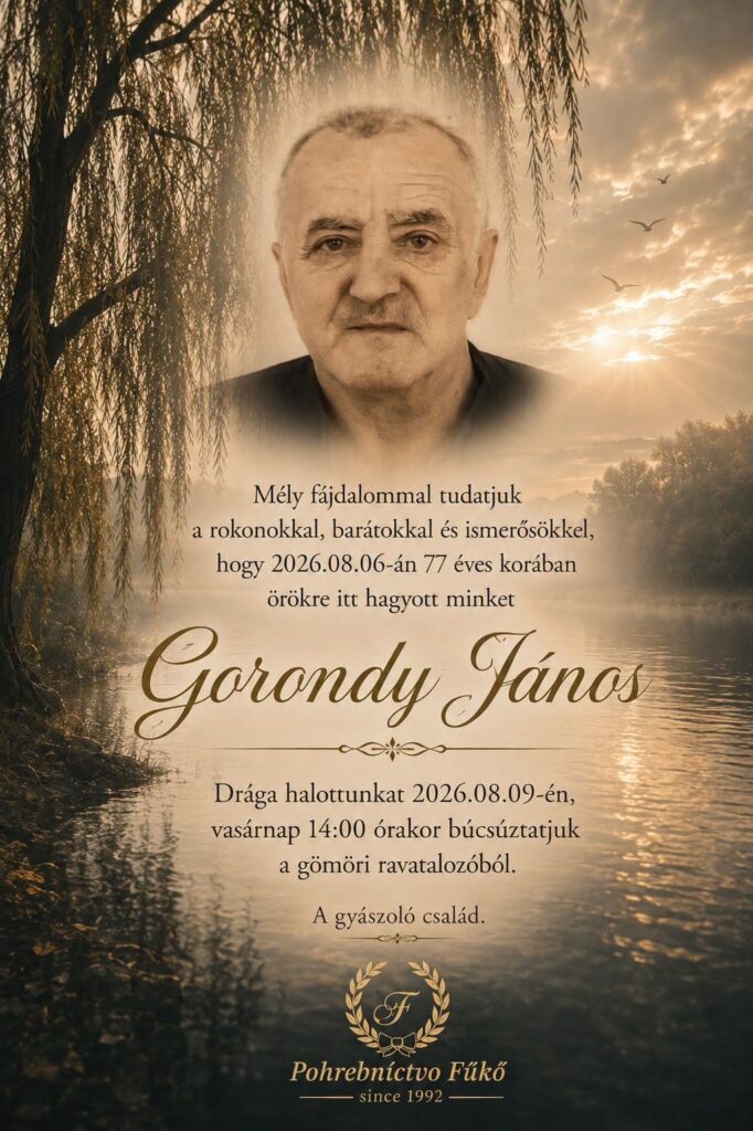 Parte - Gorondy János, Gemer