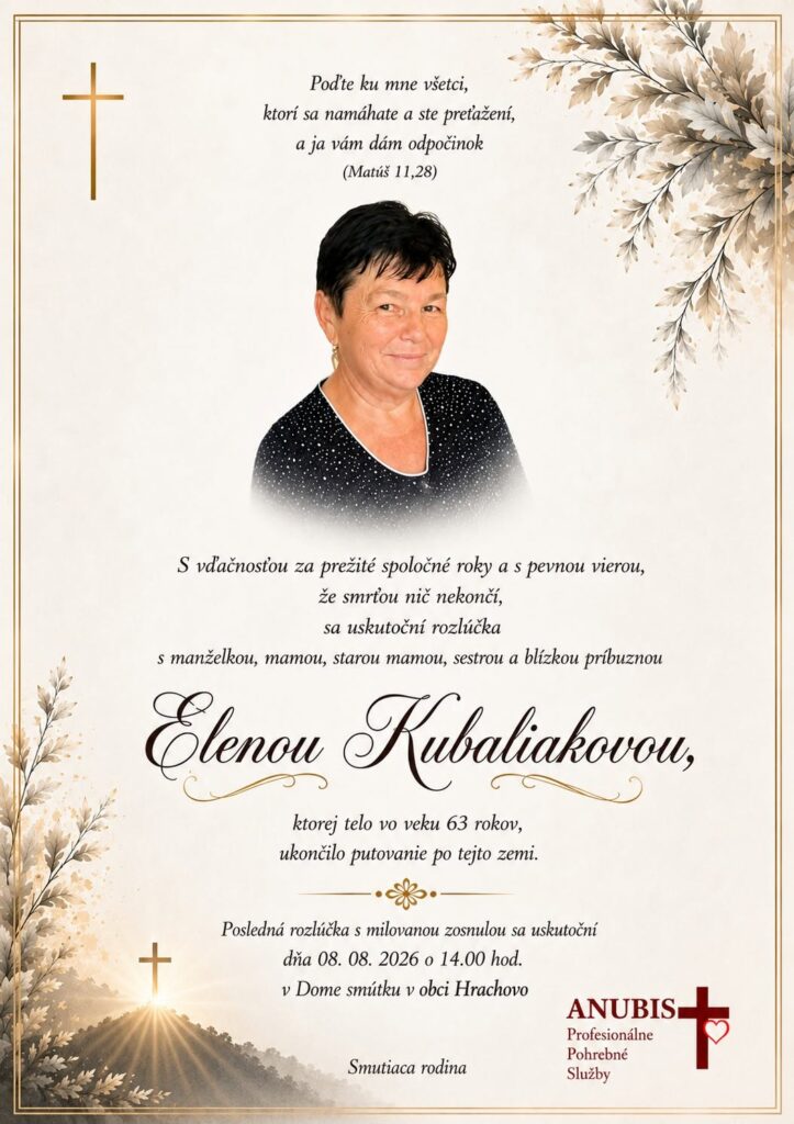 Parte - Elena Kubaliaková, Hrachovo