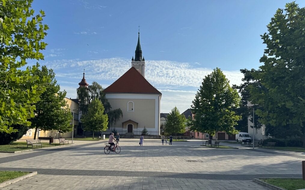 námestie v Rimvskej Sobote