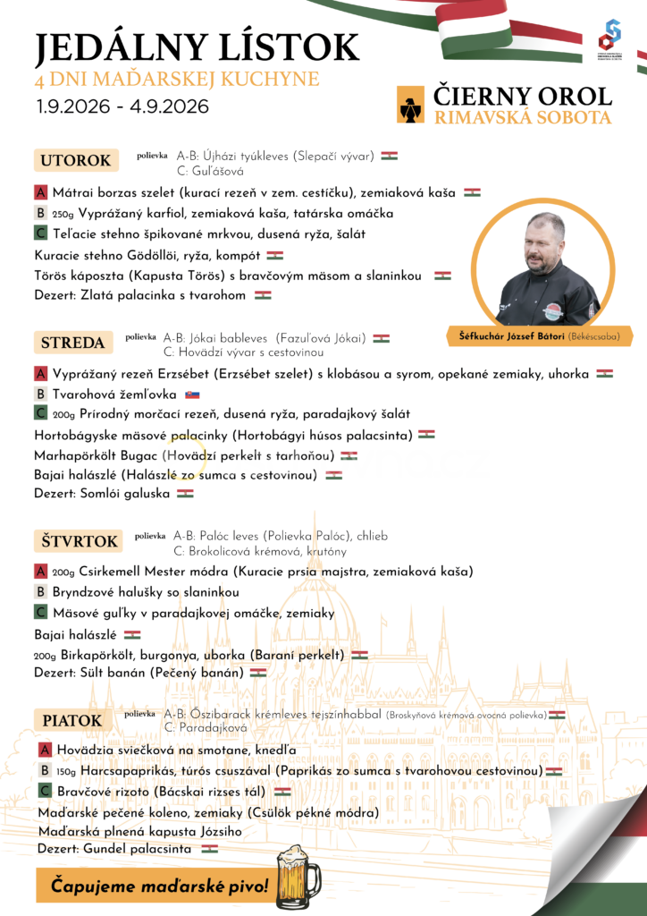 Menu na týždeň