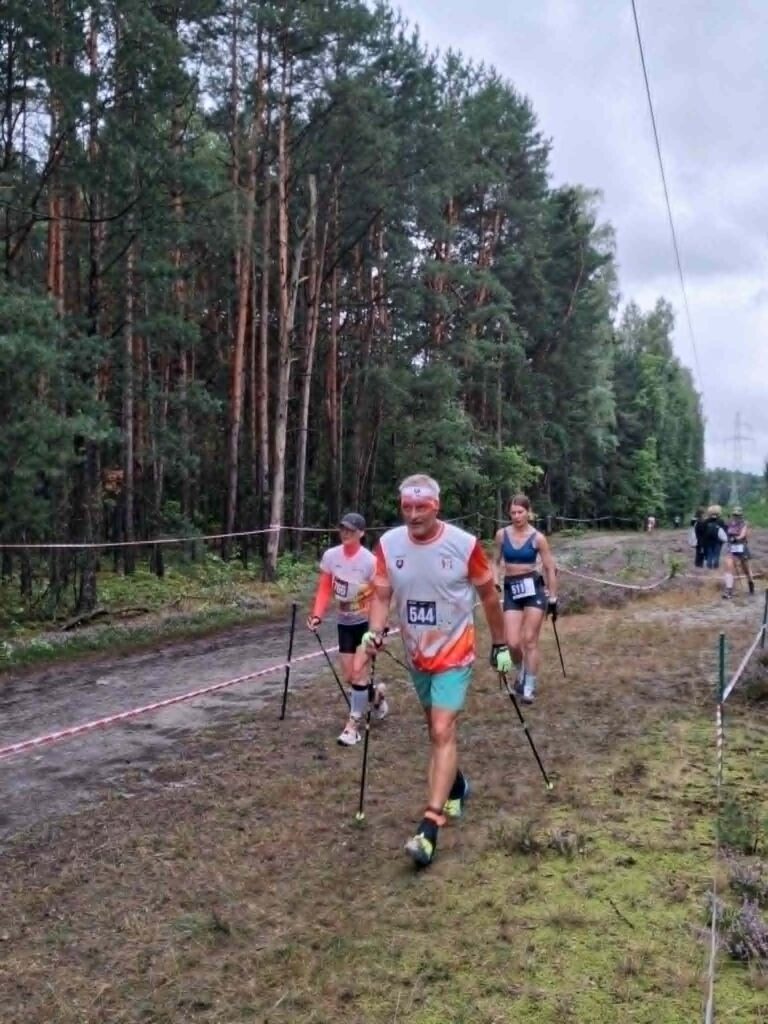 Ľudovít Pollák na majstrovstvách Európy v nordic walkingu v poľskom Bełchatówe
