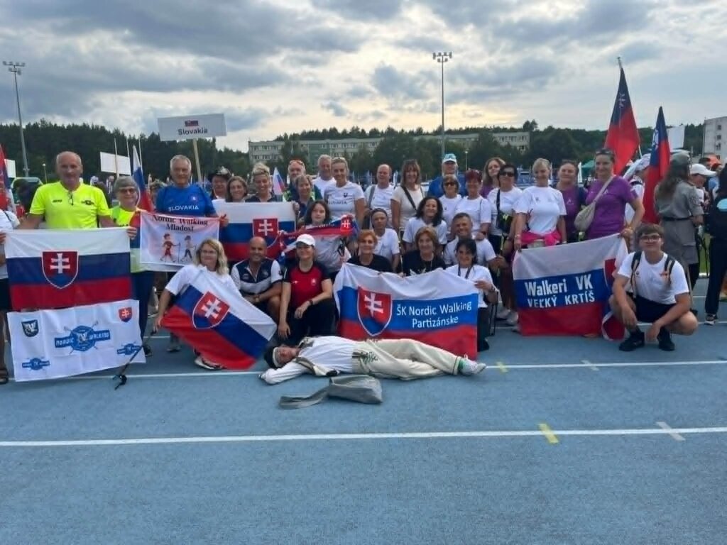 Ľudovít Pollák na majstrovstvách Európy v nordic walkingu v poľskom Bełchatówe
