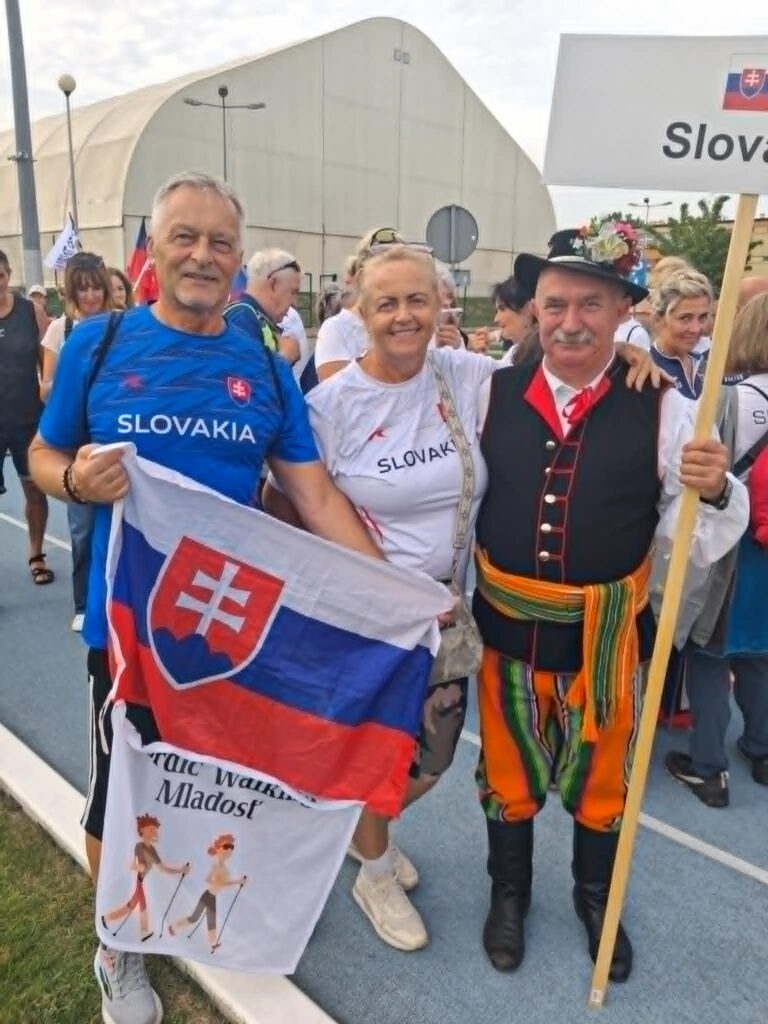 Ľudovít Pollák na majstrovstvách Európy v nordic walkingu v poľskom Bełchatówe