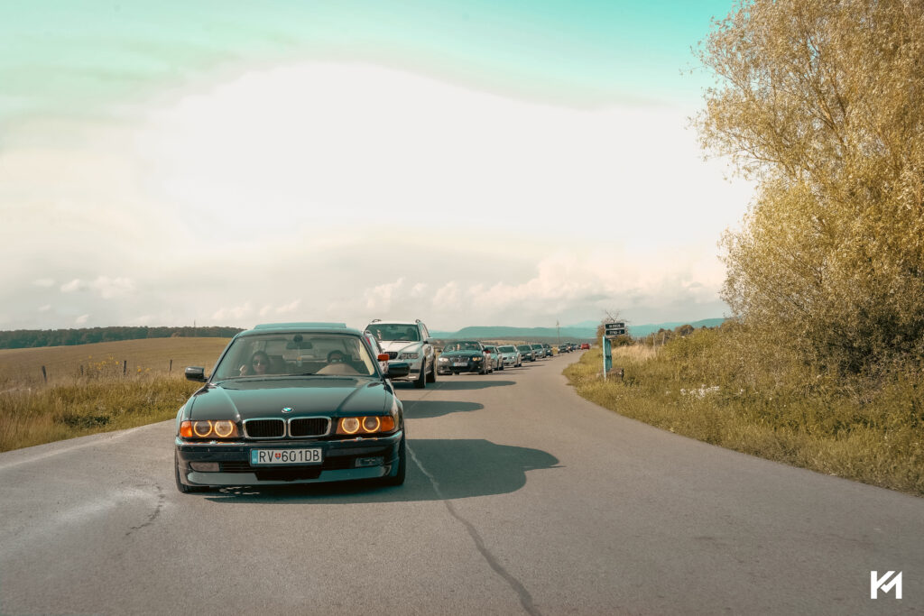 Stretnutie automobilov BMW na Teplom Vrchu