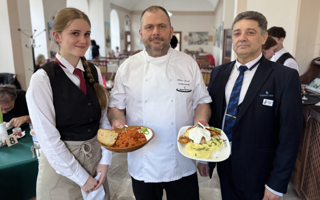Jozsef Bátori z Békešskej Čaby v reštaurácii Čierny orol.