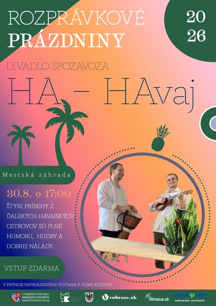 Rozprávkové prázdniny v Rimavskej Sobote - plagát