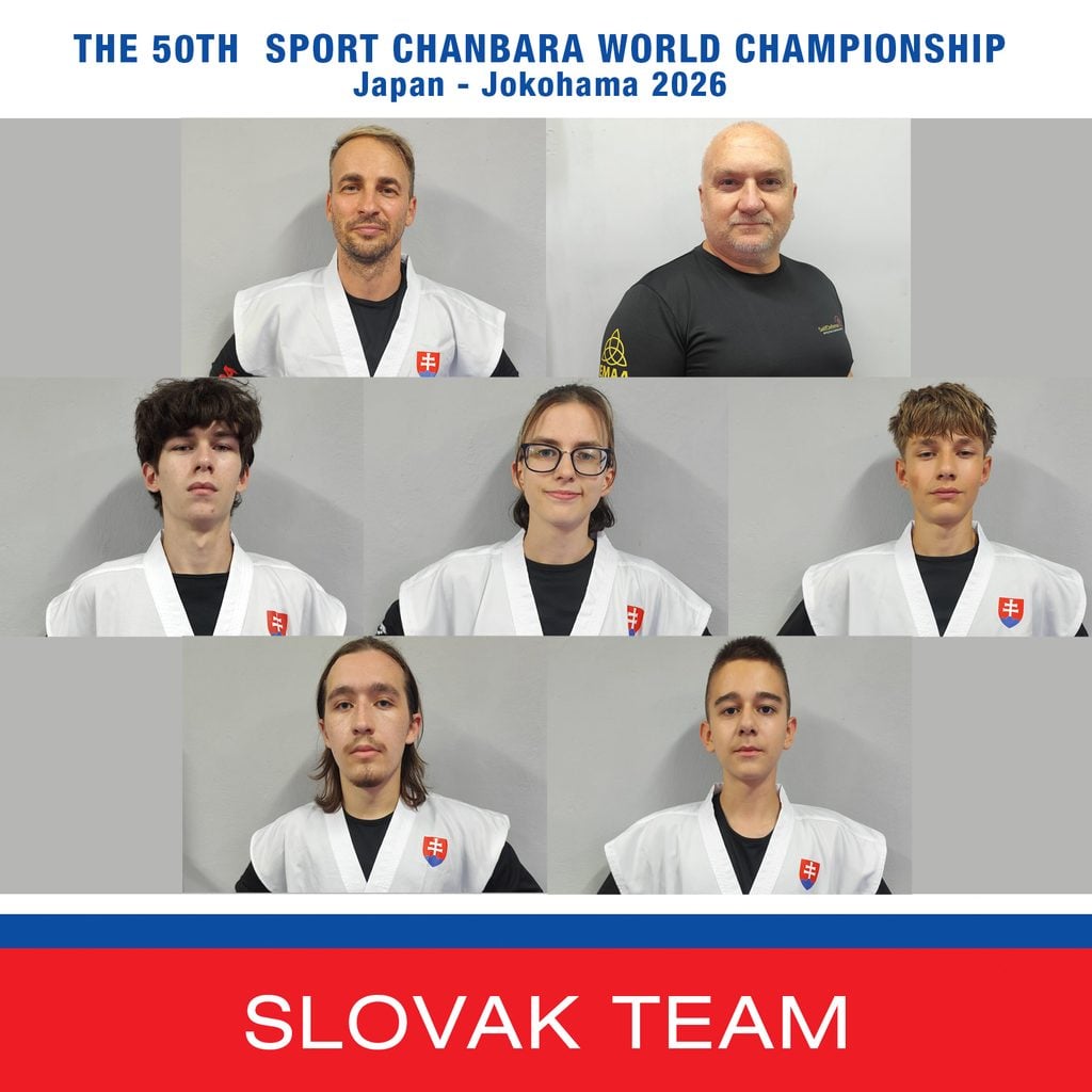 Slovenský tím putujúci na MS v Chanbare v Jokohame v Japosnku