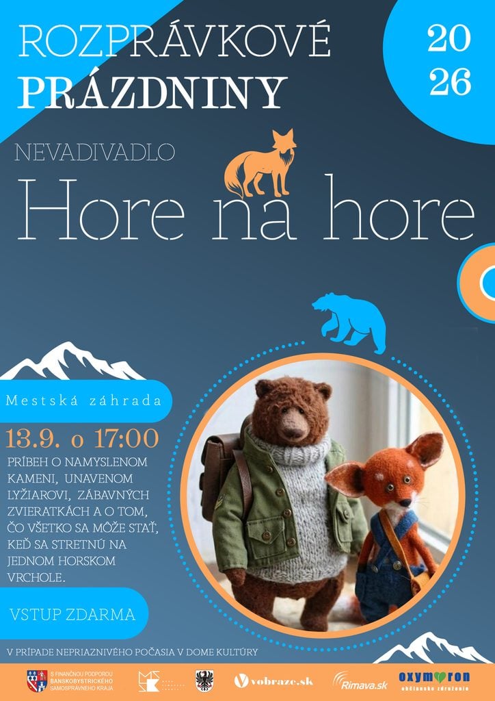 Rozprávkové prázdniny v Rimavskej Sobote - plagát